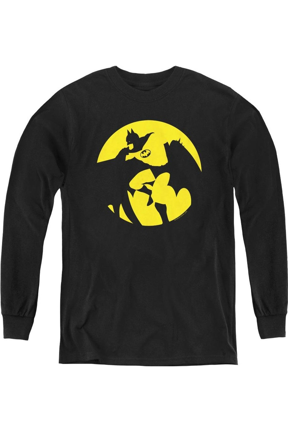 DC Comics Бэтмен в прожекторе молодежная футболка с длинным рукавом Gildan, черный
DC Comics Бэтмен в прожекторе молодежная футболка с длинным рукавом Gildan, черный