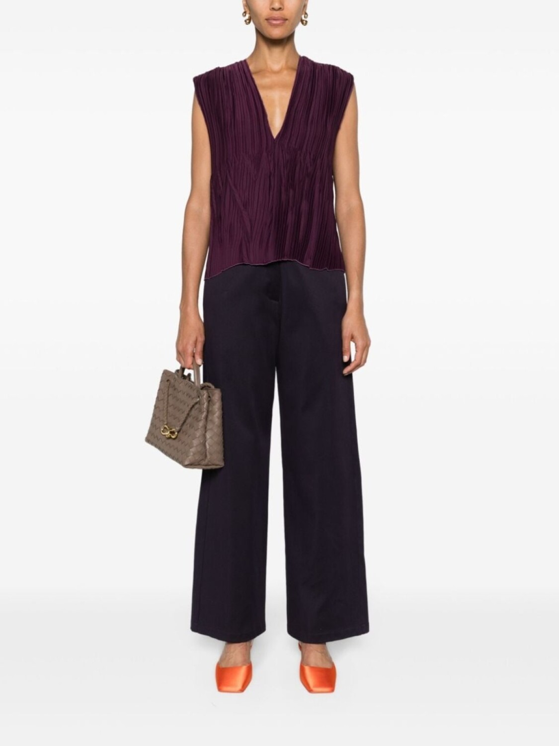 Forte Forte прямые брюки, синий
Forte Forte прямые брюки, синий