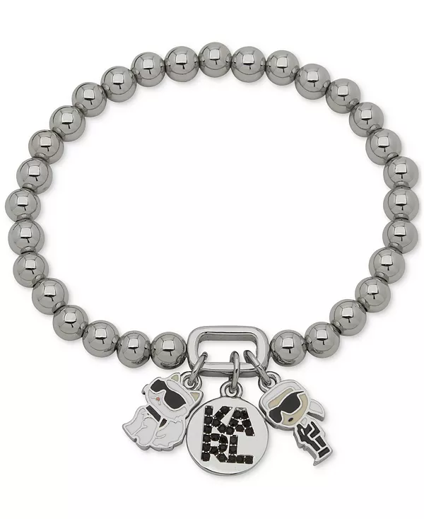 Браслет из бусин с логотипом Pavé и несколькими подвесками Karl Lagerfeld Paris, black
Браслет из бусин с логотипом Pavé и несколькими подвесками Karl Lagerfeld Paris, black