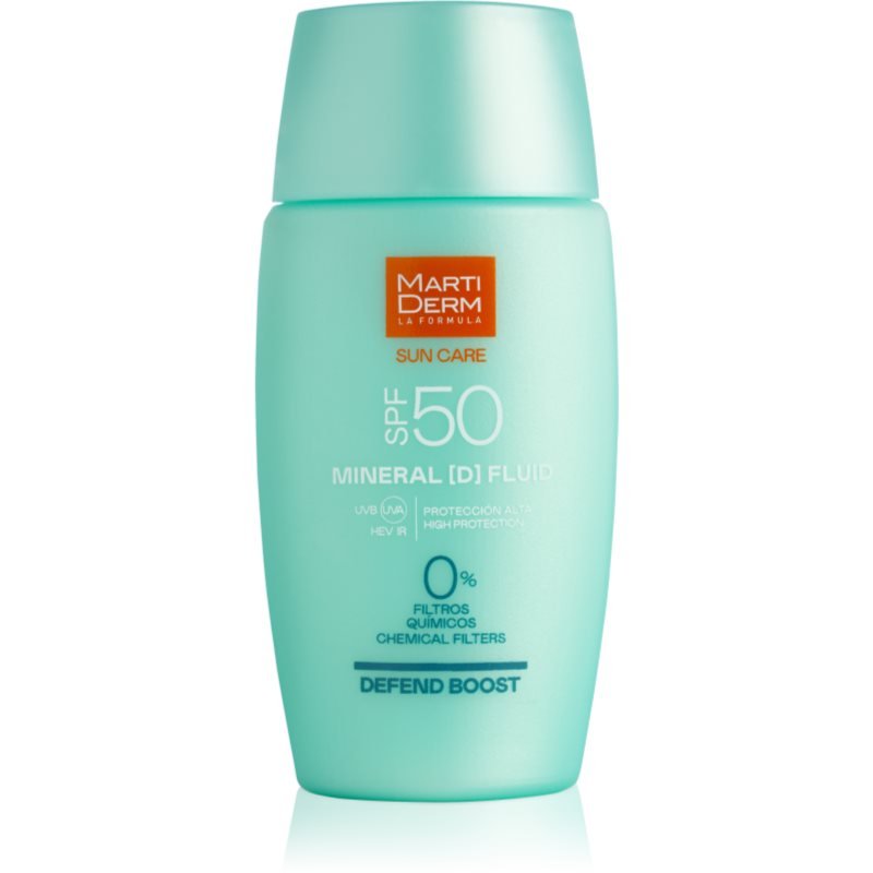 MartiDerm Sun Care Mineral D Fluid минеральный флюид для загара лица SPF 50 50 мл
MartiDerm Sun Care Mineral D Fluid минеральный флюид для загара лица SPF 50 50 мл