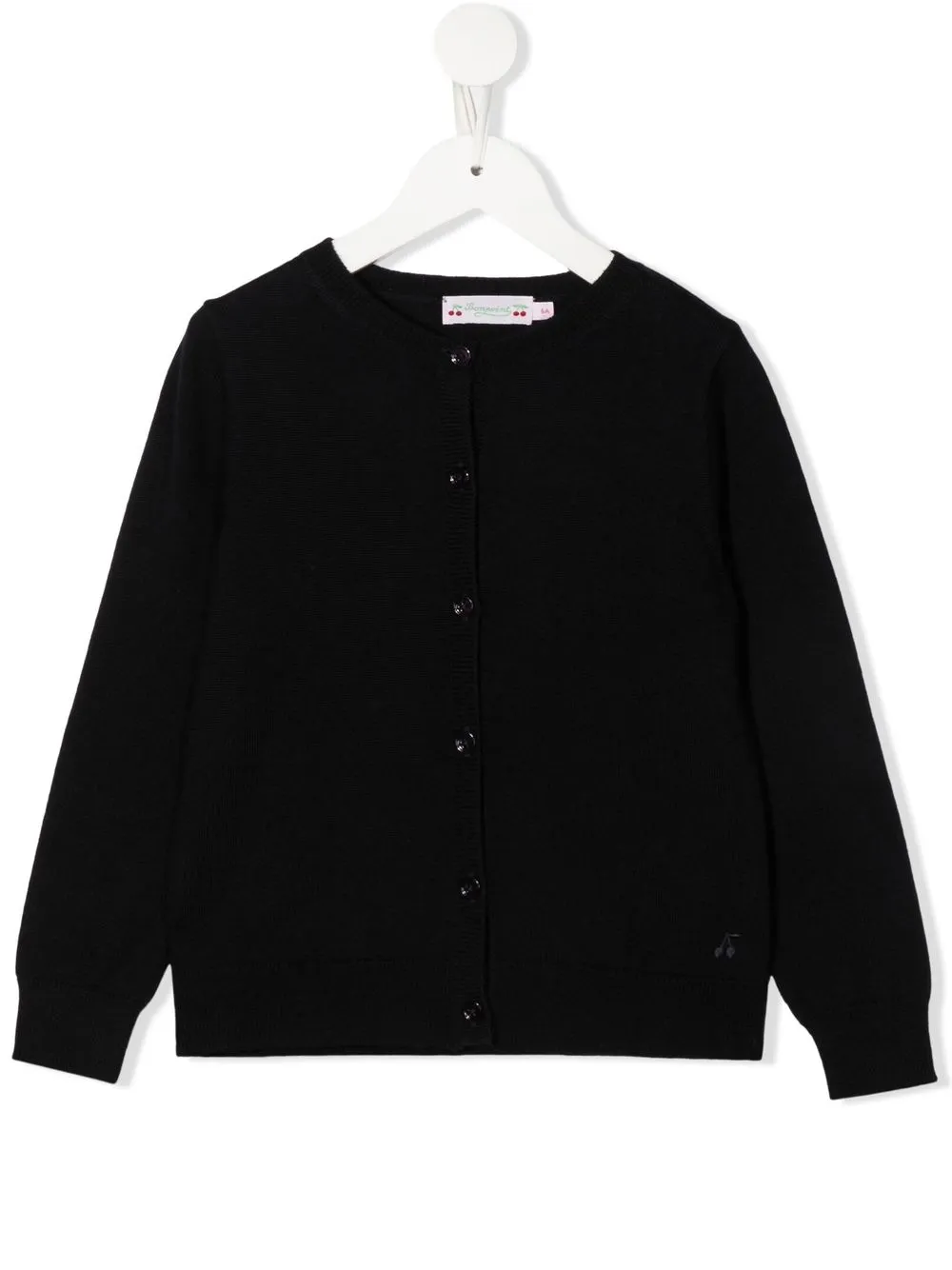 Шерстяной кардиган тонкой вязки Bonpoint, черный
Шерстяной кардиган тонкой вязки Bonpoint, черный