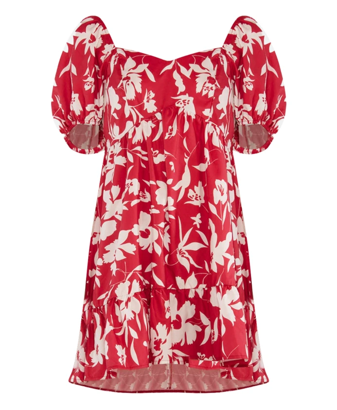 Красно-Белое платье с цветочным принтом для женщин Tooche, мультиколор
Красно-Белое платье с цветочным принтом для женщин Tooche, мультиколор