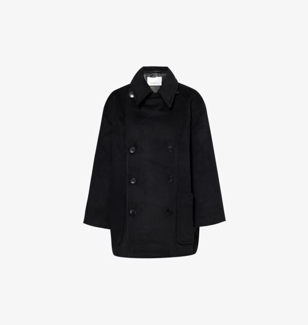 Двубортное пальто Marian свободного покроя из смесовой шерсти The Frankie Shop, черный
Двубортное пальто Marian свободного покроя из смесовой шерсти The Frankie Shop, черный