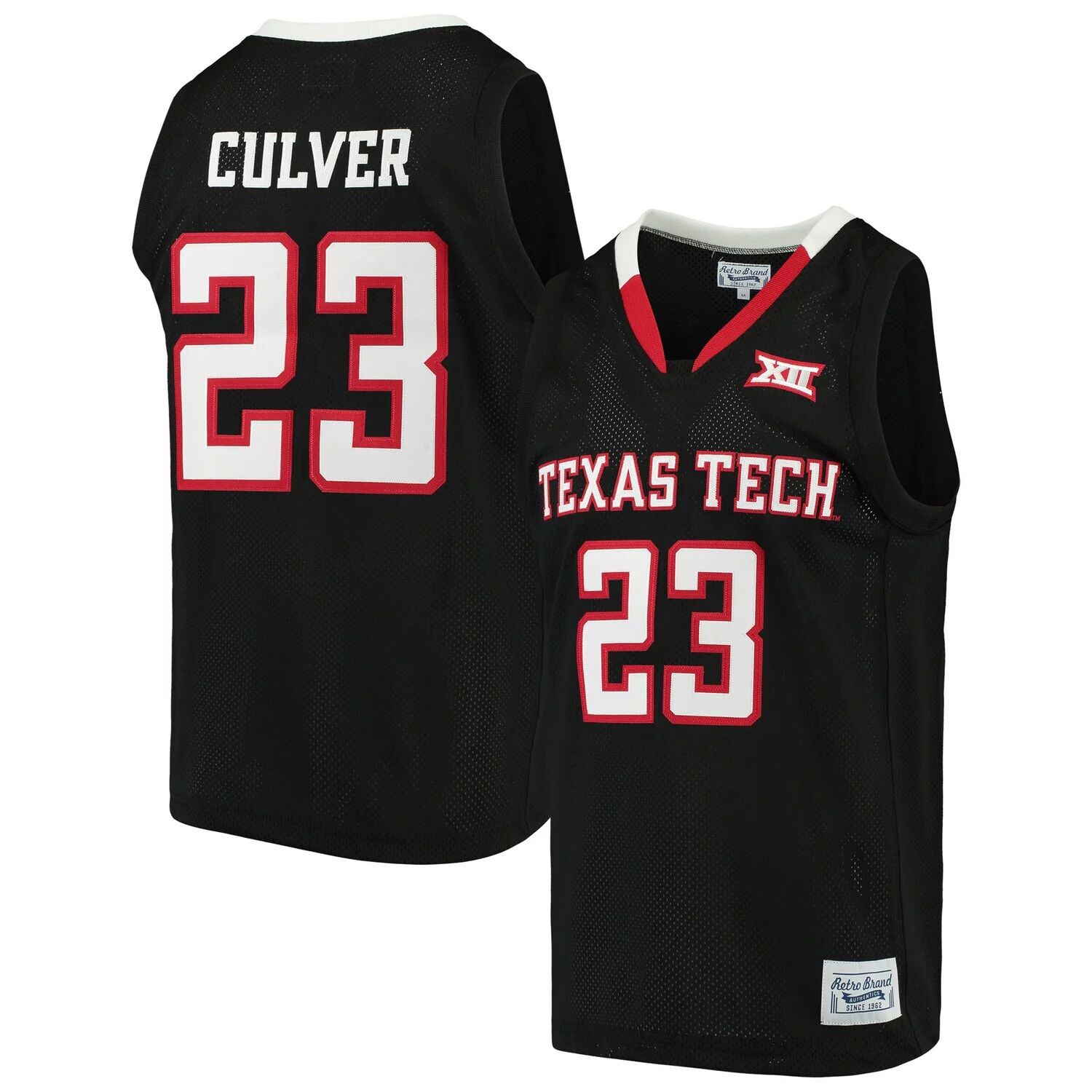 Мужская оригинальная баскетбольная майка в стиле ретро Jarrett Culver Black Texas Tech Red Raiders Alumni
Мужская оригинальная баскетбольная майка в стиле ретро Jarrett Culver Black Texas Tech Red Raiders Alumni