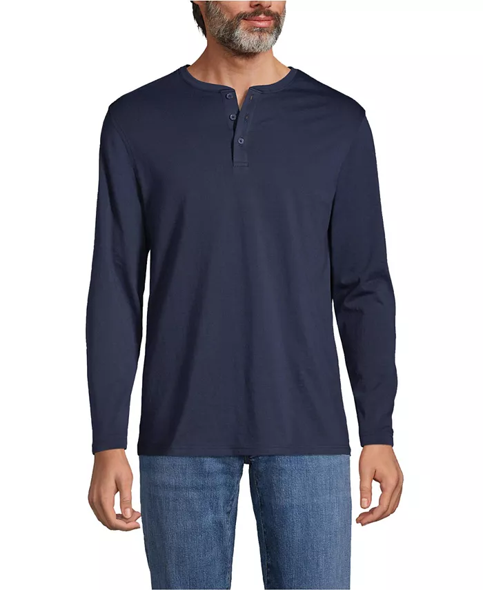 Большие и высокие размеры: хлопковая рубашка-поло с длинным рукавом из ткани Supima Lands' End, синий
Большие и высокие размеры: хлопковая рубашка-поло с длинным рукавом из ткани Supima Lands' End, синий