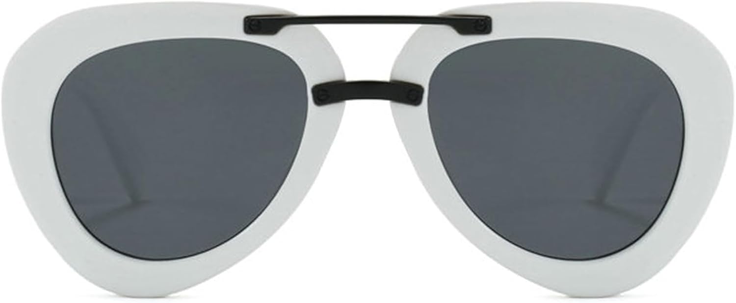 Солнцезащитные очки Willochra большого размера в стиле «пилот» для женщин и мужчин. Модные ретро-очки квадратной формы в винтажном стиле с градиентным переходом цвета и защитой от УФ-излучения UV400, C7
Солнцезащитные очки Willochra большого размера в стиле «пилот» для женщин и мужчин. Модные ретро-очки квадратной формы в винтажном стиле с градиентным переходом цвета и защитой от УФ-излучения UV400, C7