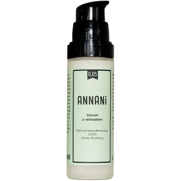 Сыворотка с 0,05% ретиналем для лица, 30 мл Annani
Сыворотка с 0,05% ретиналем для лица, 30 мл Annani