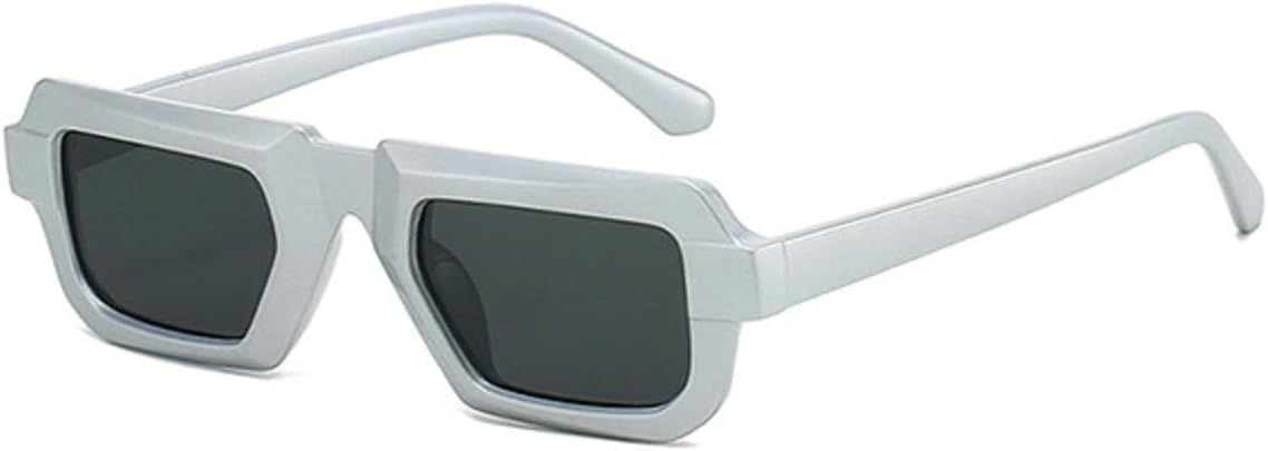 Винтажные маленькие квадратные солнцезащитные очки с градиентным переходом для женщин, модные солнцезащитные очки UV400 для мужчин, панк-очки для вождения, очки для активного отдыха mincl, Silver Black
Винтажные маленькие квадратные солнцезащитные очки с градиентным переходом для женщин, модные солнцезащитные очки UV400 для мужчин, панк-очки для вождения, очки для активного отдыха mincl, Silver Black