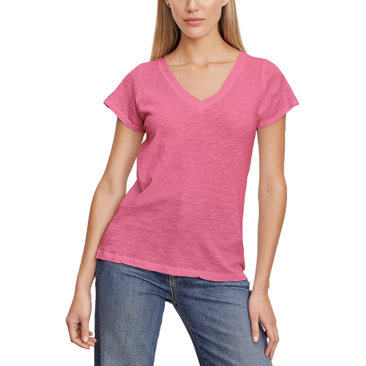 Женская футболка с V-образным вырезом Velvet by Graham & Spencer, розовый
Женская футболка с V-образным вырезом Velvet by Graham & Spencer, розовый