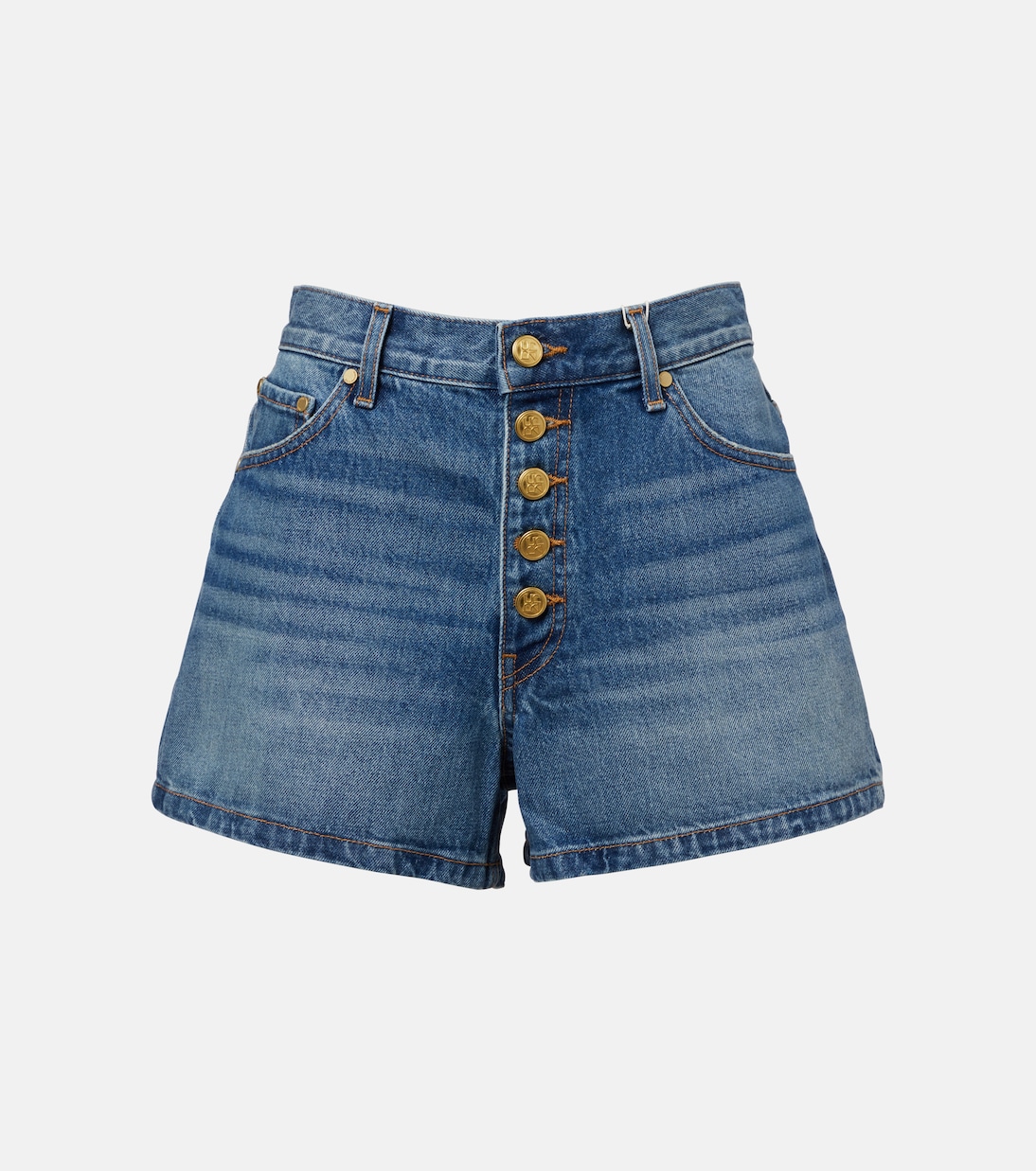 Джинсовые шорты Greta с высокой талией Ulla Johnson, Danube
Джинсовые шорты Greta с высокой талией Ulla Johnson, Danube