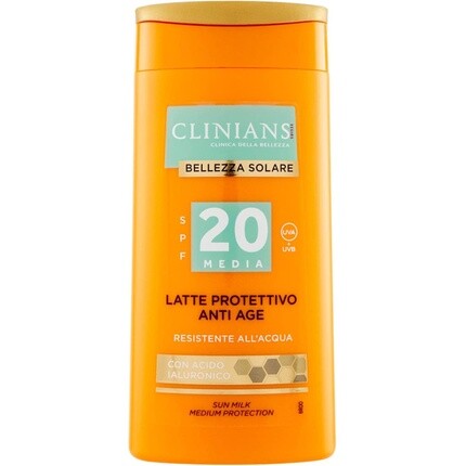 Антивозрастное защитное молочко Spf20 200мл, Clinians
Антивозрастное защитное молочко Spf20 200мл, Clinians