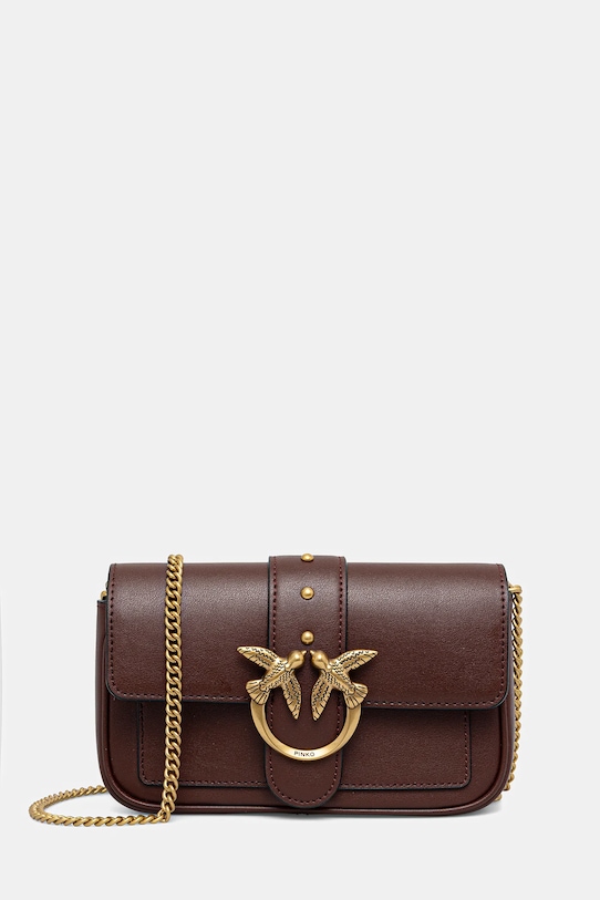 Кожаная сумка Pinko, бордовый
Кожаная сумка Pinko, бордовый