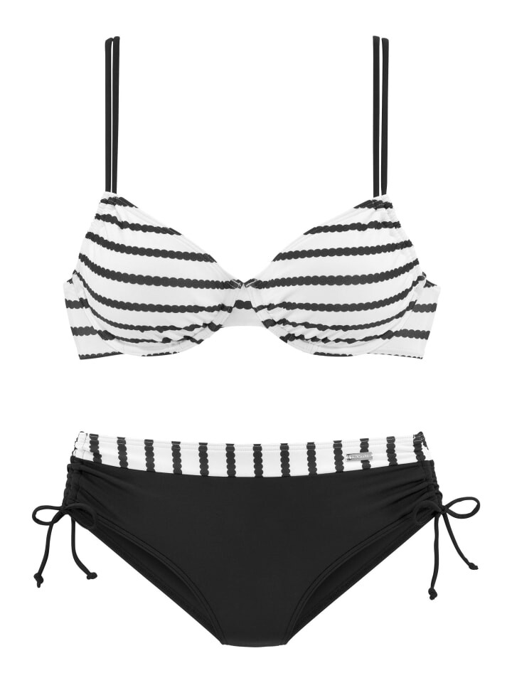 Комплект бикини LASCANA, цвет schwarz/weiß
Комплект бикини LASCANA, цвет schwarz/weiß