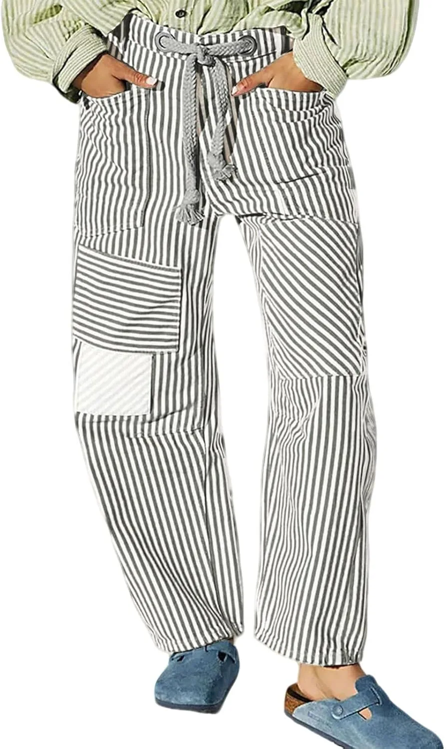 Loveimgs женские мешковатые бочкообразные джинсы в стиле пэчворк
Loveimgs женские мешковатые бочкообразные джинсы в стиле пэчворк