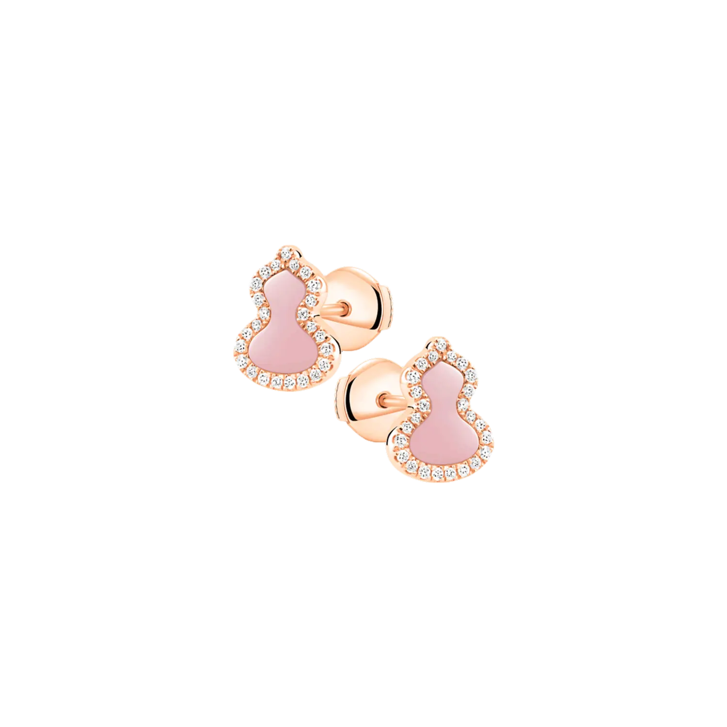 Миниатюрные серьги Wulu из розового золота с бриллиантами и розовым опалом Qeelin
Миниатюрные серьги Wulu из розового золота с бриллиантами и розовым опалом Qeelin