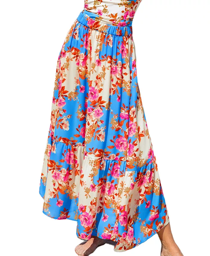 Женское пляжное бранч-парео с цветочным принтом Cupshe, синий
Женское пляжное бранч-парео с цветочным принтом Cupshe, синий