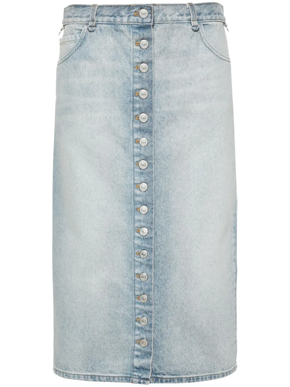 Джинсовая юбка миди с металлическим декором Courrèges, синий
Джинсовая юбка миди с металлическим декором Courrèges, синий