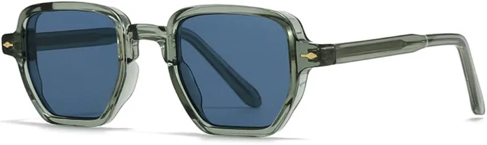 Популярные маленькие солнцезащитные очки для женщин и мужчин в стиле ретро с заклепками, защита от УФ-излучения UV400 с градиентом UATXTAU, Green Blue Grey
Популярные маленькие солнцезащитные очки для женщин и мужчин в стиле ретро с заклепками, защита от УФ-излучения UV400 с градиентом UATXTAU, Green Blue Grey