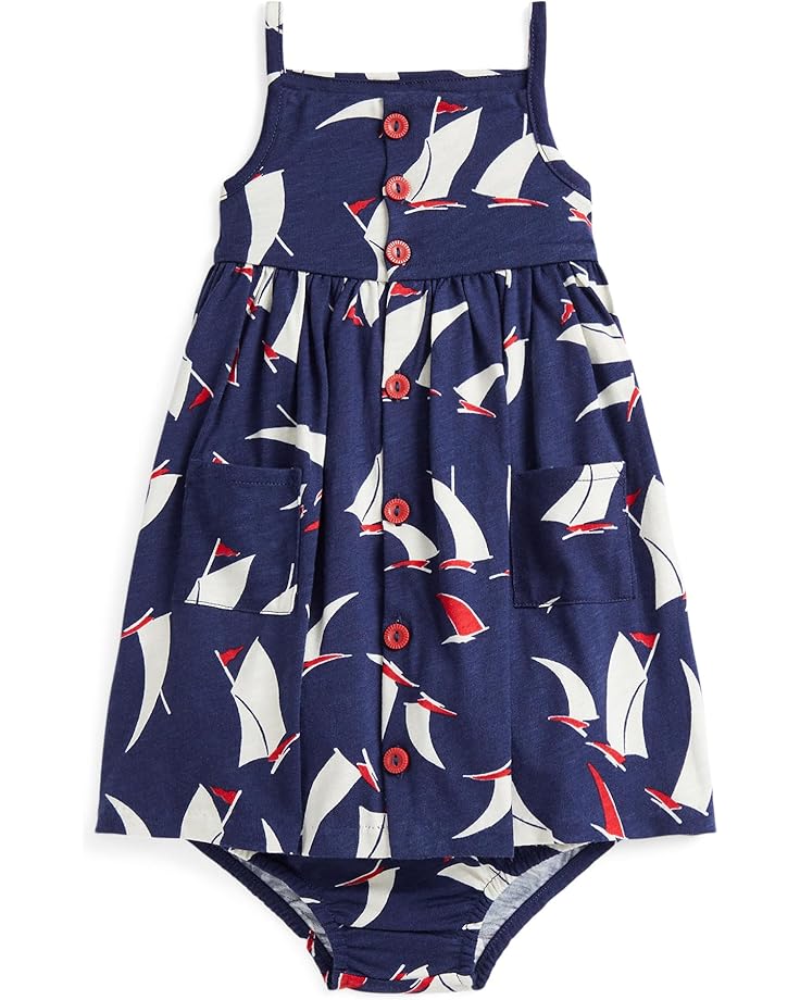 Платье Polo Ralph Lauren Kids Sailboat-Print Cotton Dress & Bloomer, цвет Art Deco Sails
Платье Polo Ralph Lauren Kids Sailboat-Print Cotton Dress & Bloomer, цвет Art Deco Sails
