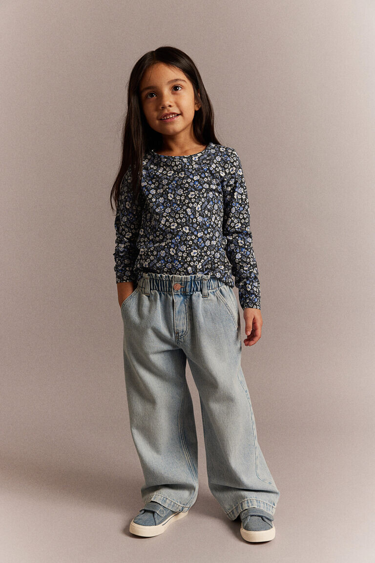 Топ из джерси с принтом H&M, синий
Топ из джерси с принтом H&M, синий