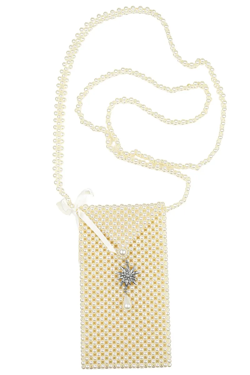 Сумка Allgäu Rebell "Alpenperle", выполненная из сотен жемчужин, с эдельвейсом, бежевый
Сумка Allgäu Rebell "Alpenperle", выполненная из сотен жемчужин, с эдельвейсом, бежевый