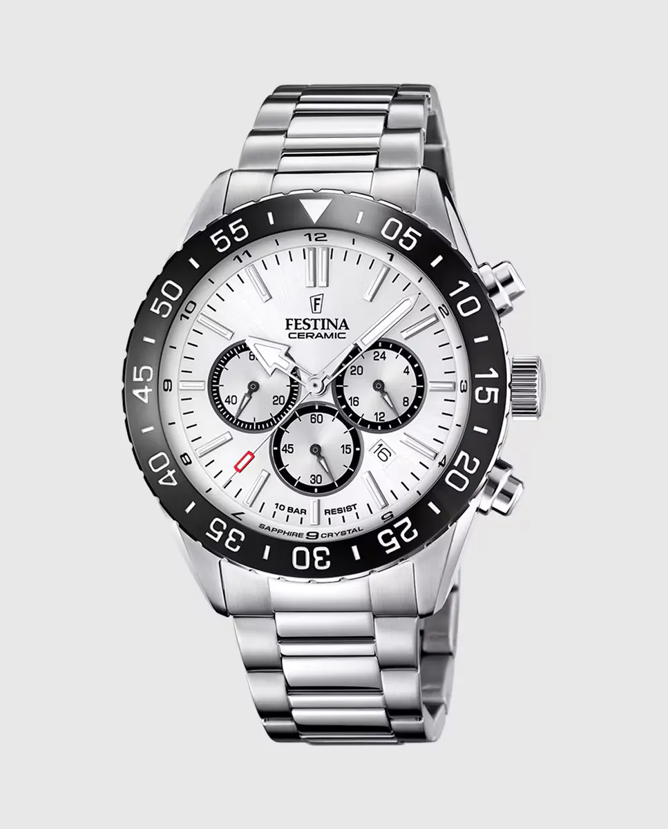 F20575/1 Мужские керамические часы из серебристой стали Festina, серебряный
F20575/1 Мужские керамические часы из серебристой стали Festina, серебряный