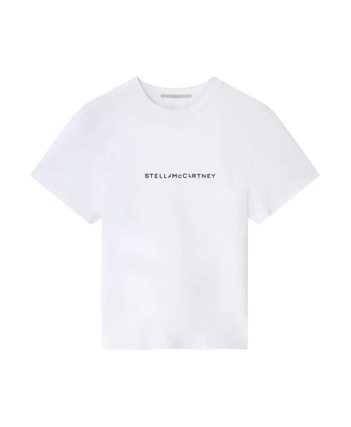 Футболка и поло с надписью r Stella Mccartney, белый 
Футболка и поло с надписью r Stella Mccartney, белый