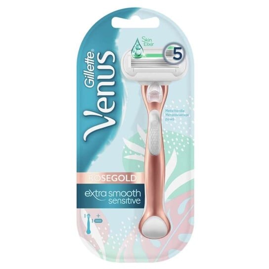 Бритва, 1 шт. Gillette, Venus RoseGold Extra Smooth Sensitive
Бритва, 1 шт. Gillette, Venus RoseGold Extra Smooth Sensitive