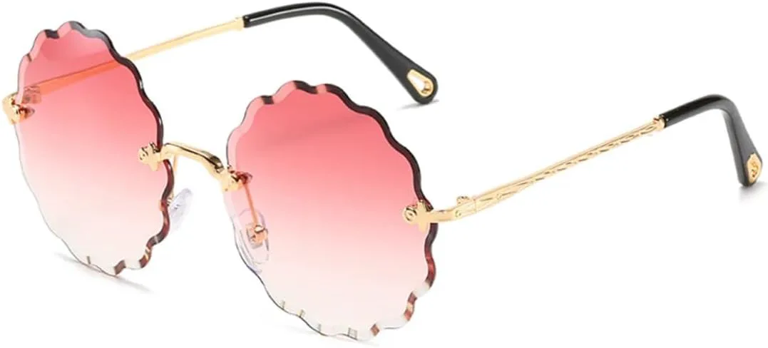 Большие круглые солнцезащитные очки без оправы для женщин, модные линзы Ocean, мужские солнцезащитные очки, очки с защитой от УФ-излучения UV400 VVTWSSW, Gradient Red
Большие круглые солнцезащитные очки без оправы для женщин, модные линзы Ocean, мужские солнцезащитные очки, очки с защитой от УФ-излучения UV400 VVTWSSW, Gradient Red