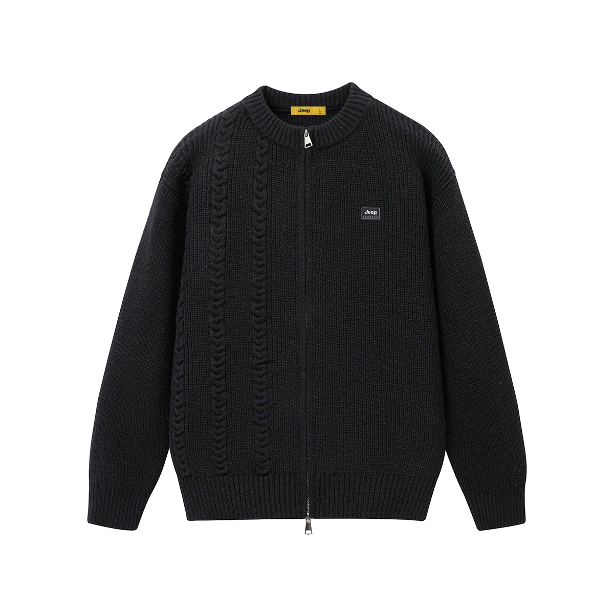 Трикотажный свитер Unisex Crew Neck Moderate Irregular Jeep, pure черный
Трикотажный свитер Unisex Crew Neck Moderate Irregular Jeep, pure черный