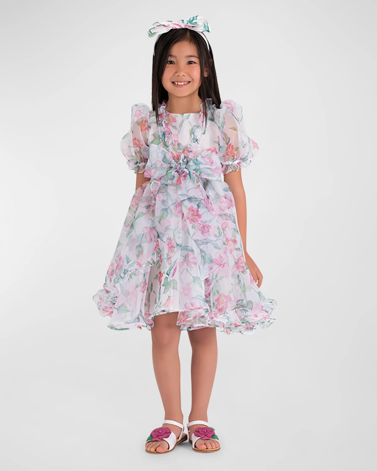 Очаровательное платье из органзы с цветочным принтом для девочек, размер 3T-10 Mama Luma, цвет White
Очаровательное платье из органзы с цветочным принтом для девочек, размер 3T-10 Mama Luma, цвет White