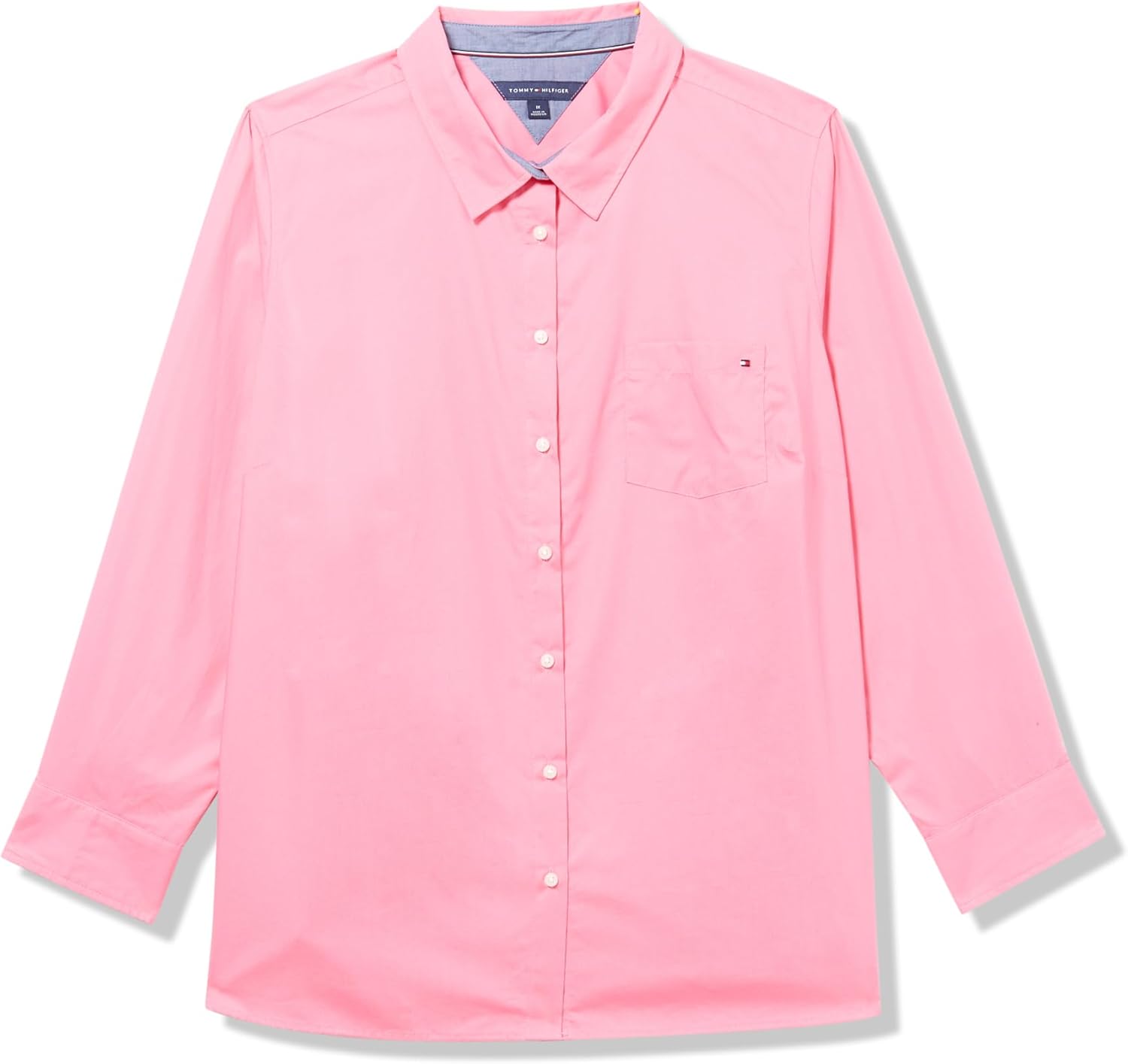 Женская рубашка Tommy Hilfiger на пуговицах с длинным рукавом, воротником и нагрудным карманом, Peony
Женская рубашка Tommy Hilfiger на пуговицах с длинным рукавом, воротником и нагрудным карманом, Peony