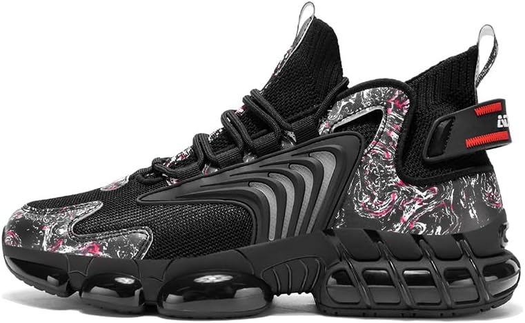 Мужские стильные высокие кеды с круглым носком, сетчатые, на шнуровке, с мягкой подошвой, амортизацией и противоскользящим дизайном, подходят для ходьбы, бадминтона и фитнеса Meixi Mobile, черный
Мужские стильные высокие кеды с круглым носком, сетчатые, на шнуровке, с мягкой подошвой, амортизацией и противоскользящим дизайном, подходят для ходьбы, бадминтона и фитнеса Meixi Mobile, черный