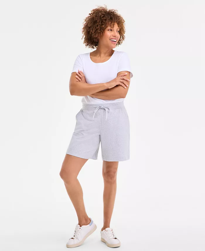 Женские шорты-джоггеры средней посадки Style & Co, серый
Женские шорты-джоггеры средней посадки Style & Co, серый