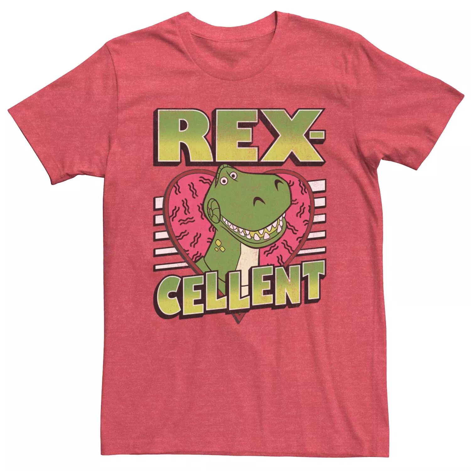 Мужская футболка с рисунком в форме сердца Disney Pixar Toy Story Rex-Cellent Heart Licensed Character
Мужская футболка с рисунком в форме сердца Disney Pixar Toy Story Rex-Cellent Heart Licensed Character