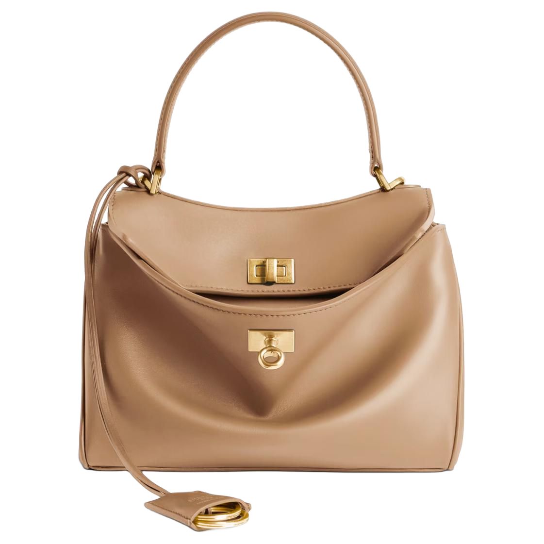 Гладкая кожаная сумка через плечо из телячьей кожи, кросс-боди, мини-сумка женская латте Balenciaga
Гладкая кожаная сумка через плечо из телячьей кожи, кросс-боди, мини-сумка женская латте Balenciaga