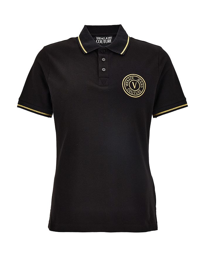 Хлопковая пике-поло Versace Jeans Couture, черный
Хлопковая пике-поло Versace Jeans Couture, черный