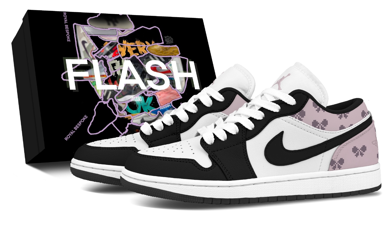 Jordan Кроссовки Air 1 Pixel Butterfly, в коробке Износостойкие низкие винтажные баскетбольные кроссовки, унисекс, черный с розовым
Jordan Кроссовки Air 1 Pixel Butterfly, в коробке Износостойкие низкие винтажные баскетбольные кроссовки, унисекс, черный с розовым