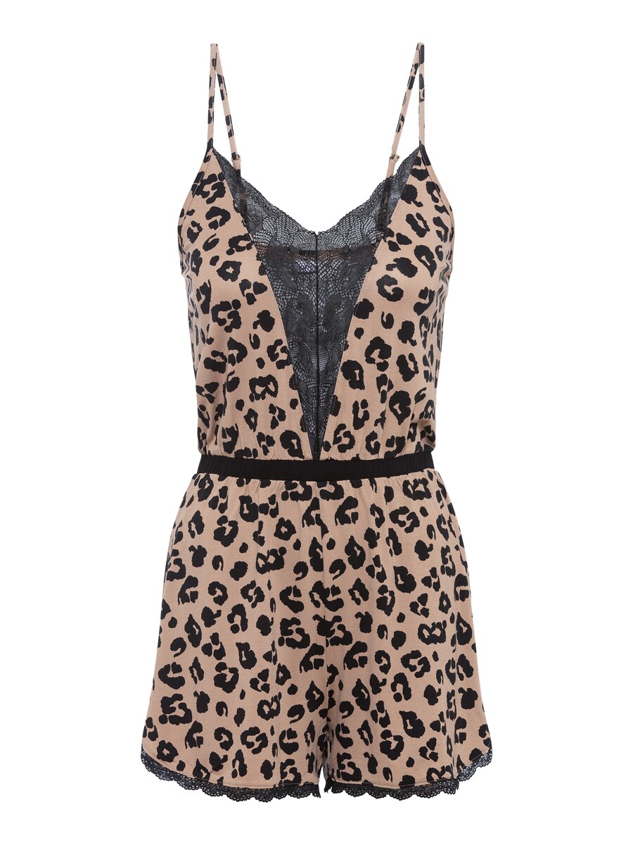 Пижама LASCANA, коричневый
Пижама LASCANA, коричневый