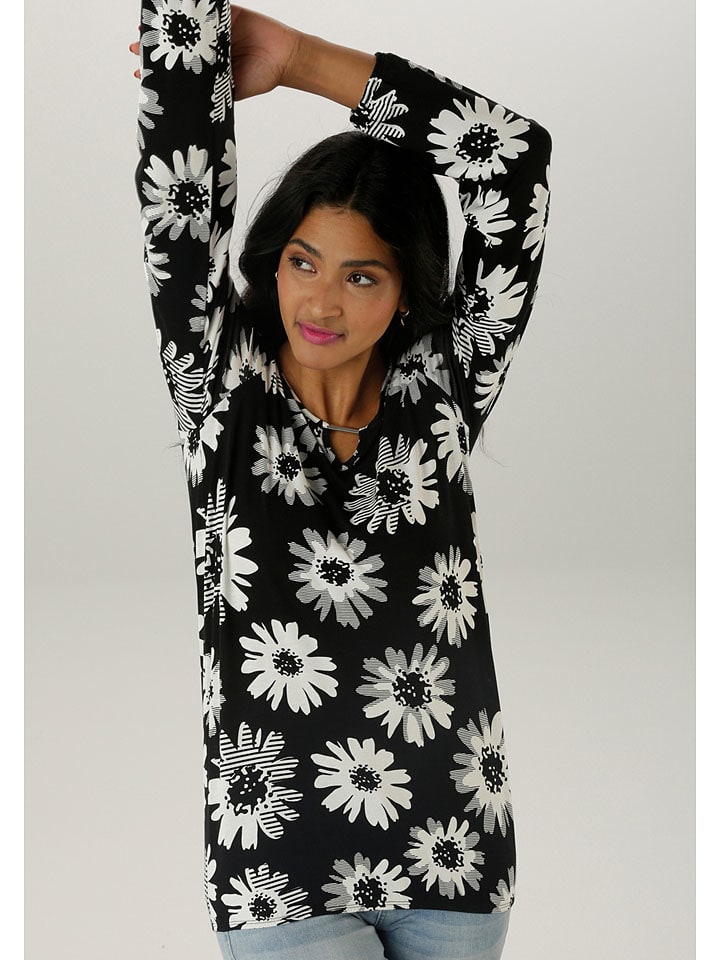 Блузка Aniston, черный/белый
Блузка Aniston, черный/белый