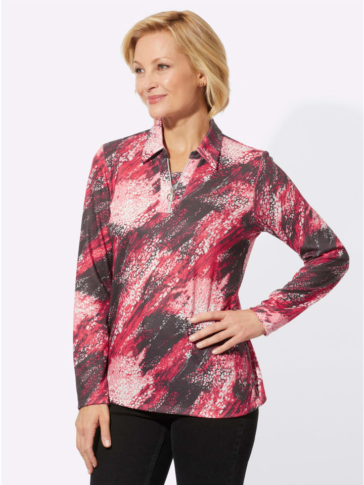 WITT WEIDEN Футболка с длинными рукавами 2-в-1 с принтом вишневого и черного цвета
WITT WEIDEN Футболка с длинными рукавами 2-в-1 с принтом вишневого и черного цвета