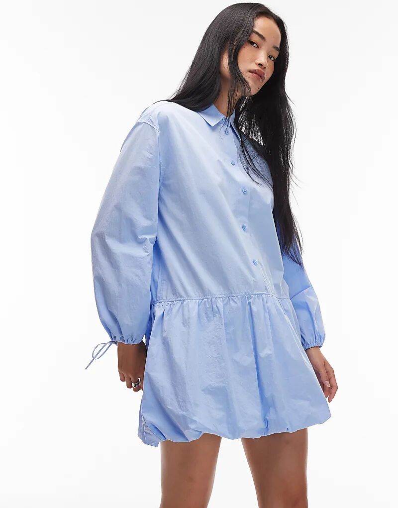 Платье-рубашка ARKET с заниженным подолом, светло-голубого цвета
Платье-рубашка ARKET с заниженным подолом, светло-голубого цвета