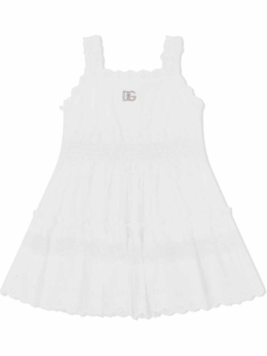 Dolce & Gabbana поплиновое платье с английской вышивкой, белый
Dolce & Gabbana поплиновое платье с английской вышивкой, белый