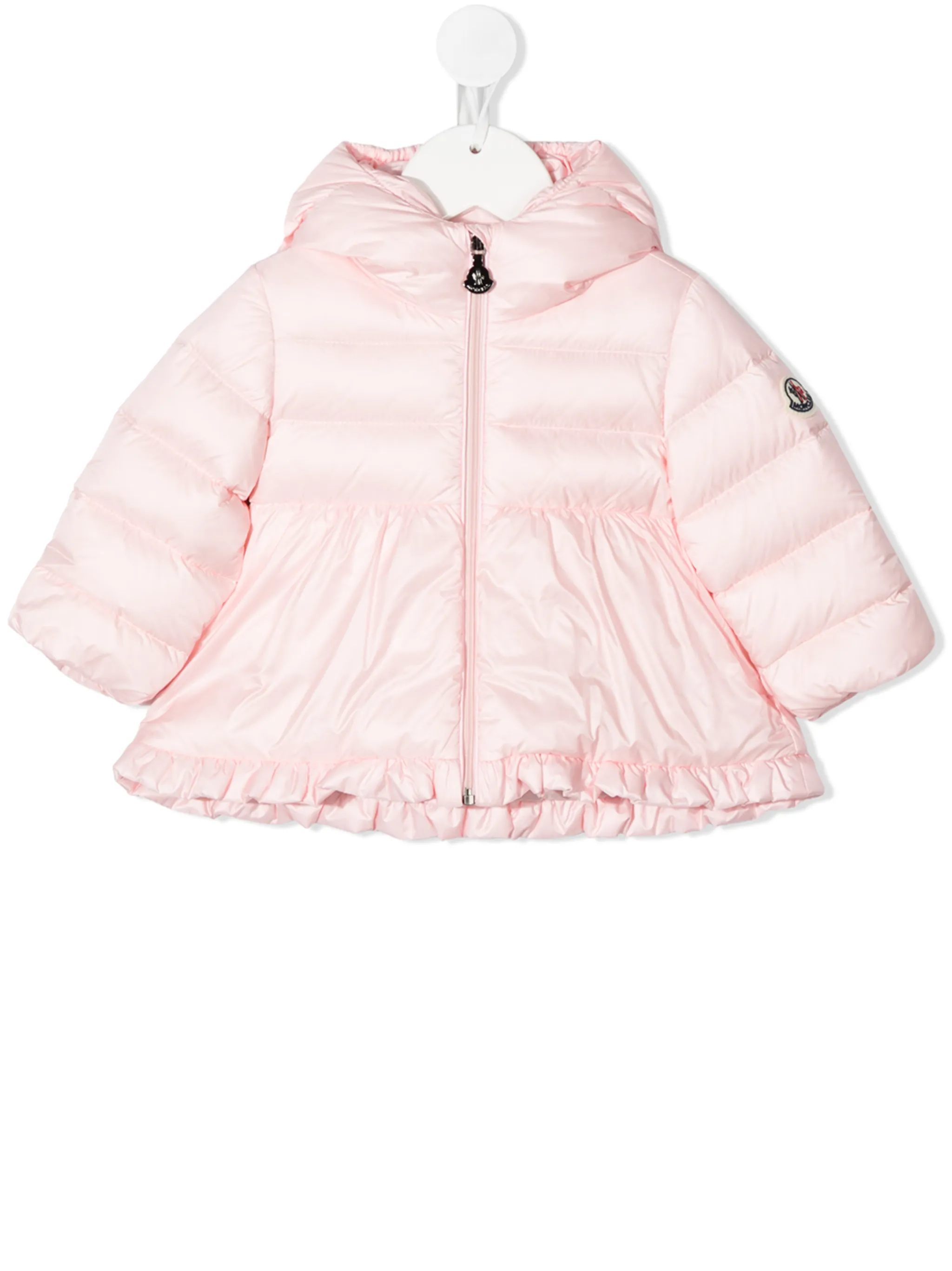 Расклешенный пуховик Moncler Enfant, розовый
Расклешенный пуховик Moncler Enfant, розовый