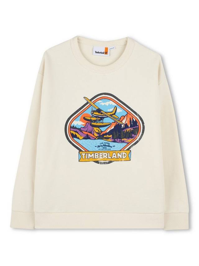 Детский свитшот с логотипом Timberland, Cream
Детский свитшот с логотипом Timberland, Cream