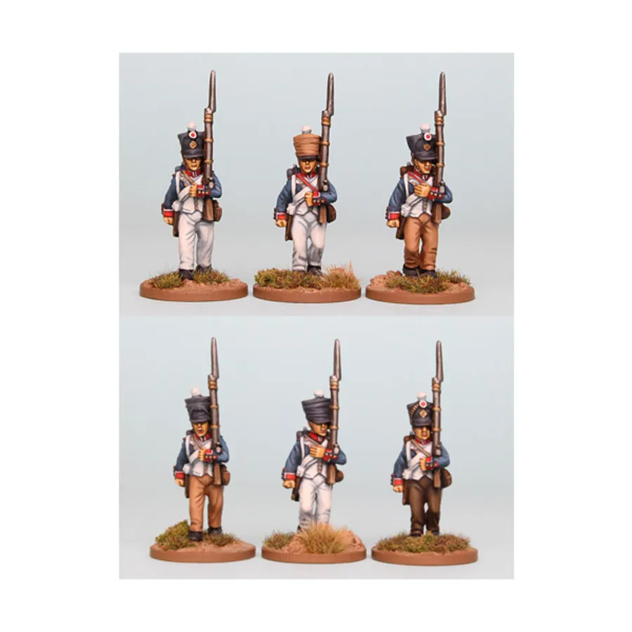 Смешанная британская гренадерская рота марширует в дымоходе Шако, Napoleonics - British (28mm) (Front Rank Miniatures)
Смешанная британская гренадерская рота марширует в дымоходе Шако, Napoleonics - British (28mm) (Front Rank Miniatures)