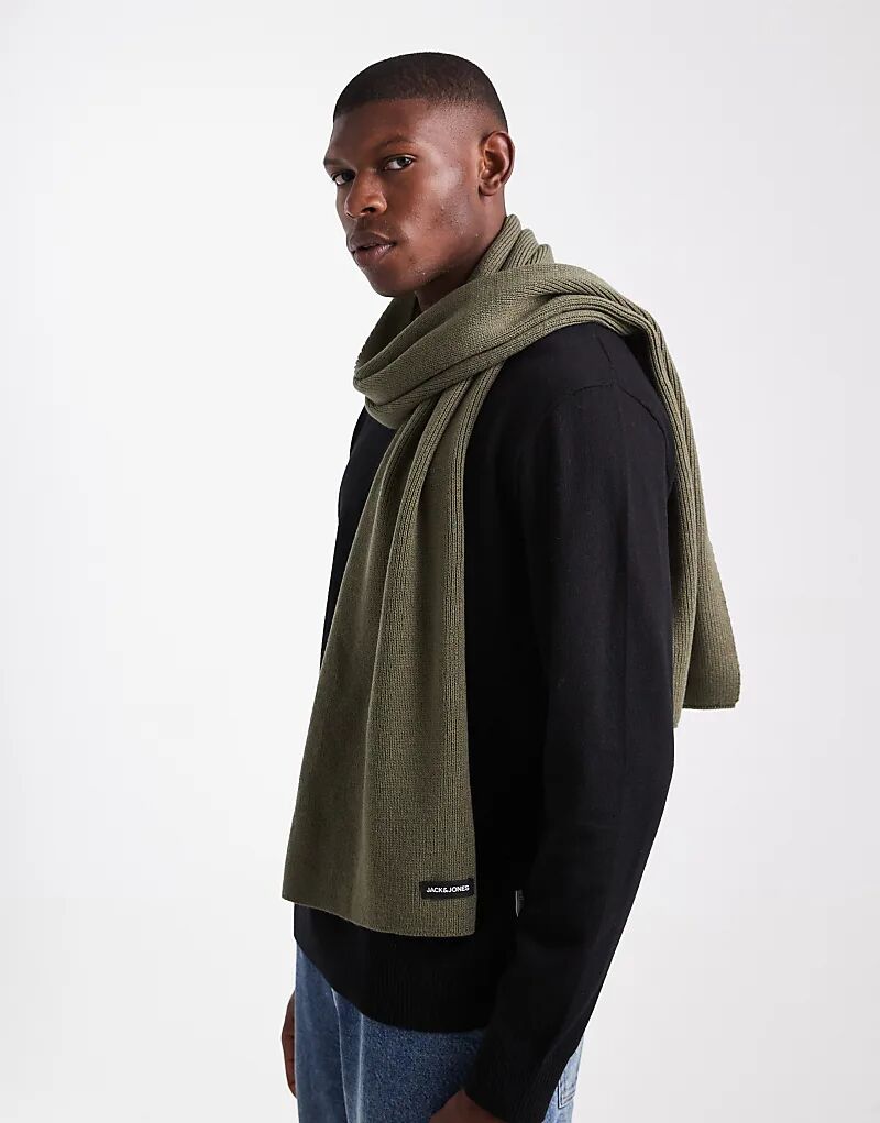 Шарф Jack & Jones цвета хаки
Шарф Jack & Jones цвета хаки