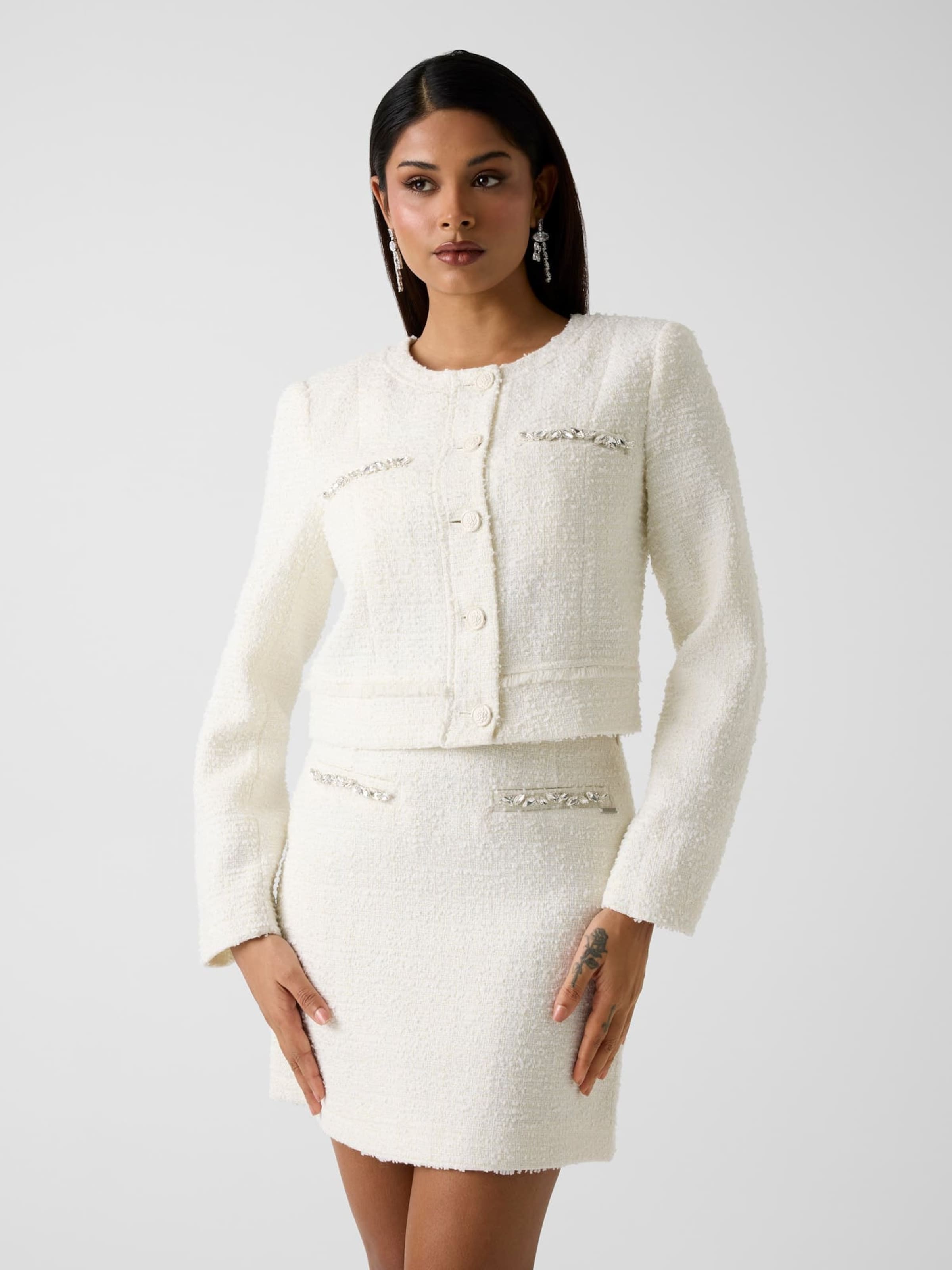 GUESS Куртка для межсезонья в шерсти White
GUESS Куртка для межсезонья в шерсти White