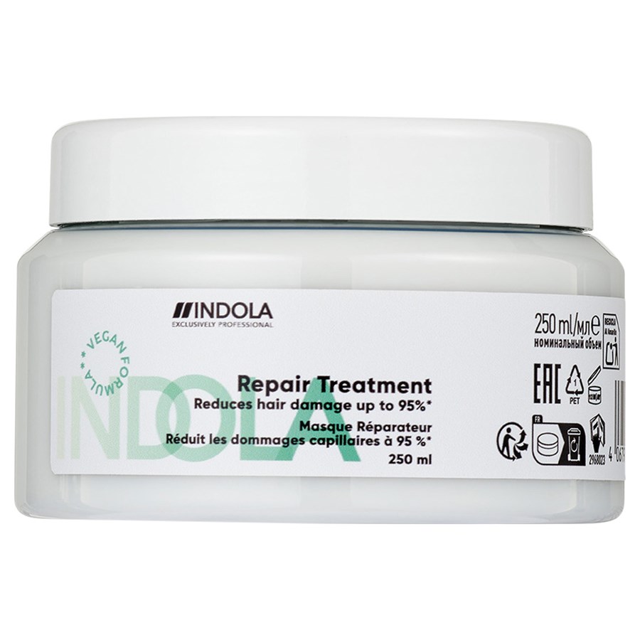 Маска для волос repair treatment Indola, объем 250 мл
Маска для волос repair treatment Indola, объем 250 мл