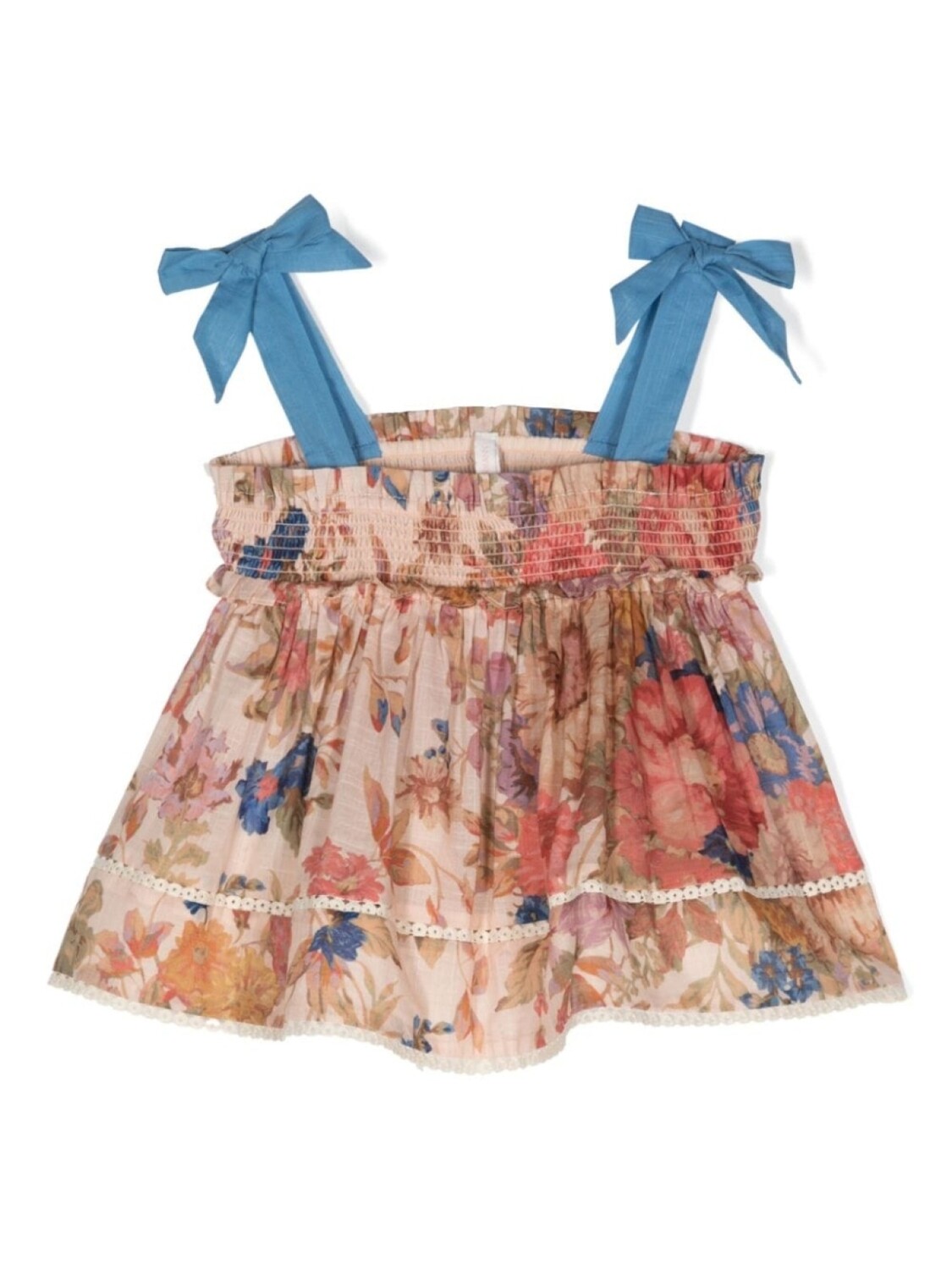 ZIMMERMANN Kids топ August со сборками и цветочным принтом, нейтральный цвет
ZIMMERMANN Kids топ August со сборками и цветочным принтом, нейтральный цвет